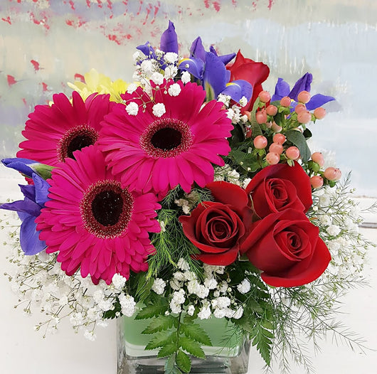 Exquisite Beauty Cube Arrangement