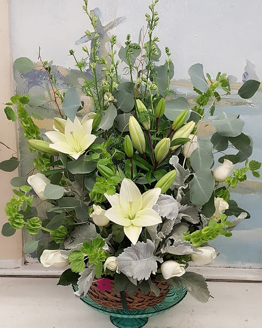 Faithful Blessings Basket Arrangement