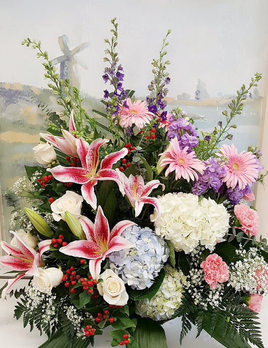 Faithful Guardian Luxury  Basket Arrangement
