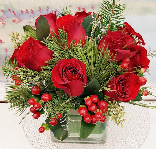 Christmas Cube Arrangement