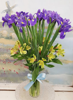 Iris Dream Vase Arrangement