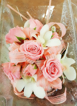 2019 Sweetheart Pink Wrist Corsage
