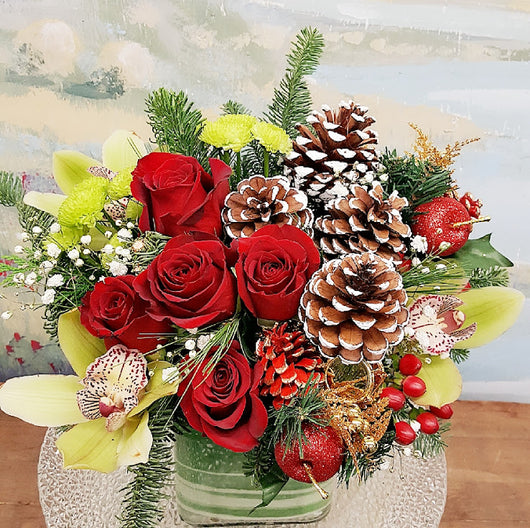 Christmas Cube Arrangement