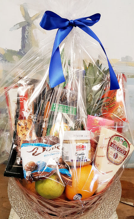 Christmas Succulent Food Basket Gift