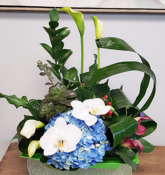 White Calla Lily Luxury Pot Arrangement