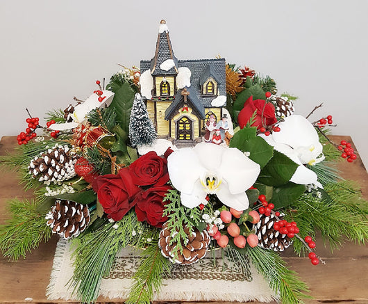 Christmas Centerpiece Arrangement