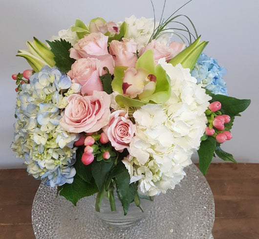 Spring Cymbidium Luxury Vase Arrangement