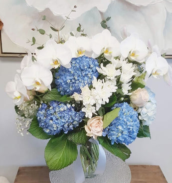 White Orchid Luxury Vase Arrangement