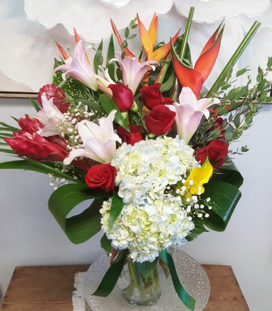Tropicals Luxury Vase Arrangement