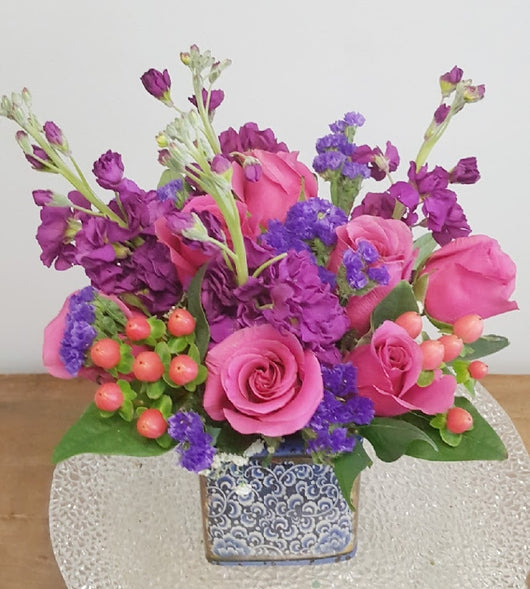 2021 Hot Pink Luxury Cube Arrangement
