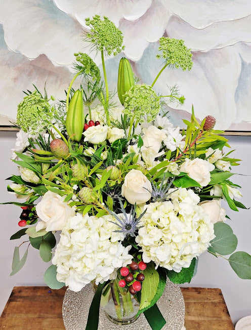 Fall Season Colorful Luxury Vase Arrangement