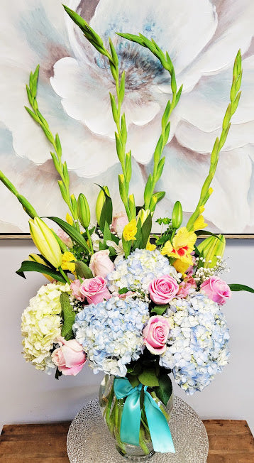 Fall Season Colorful Luxury Vase Arrangement