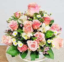 Fall Season Rose Luxury Pot Arrangement