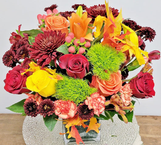 Fall Season Cube Arrangement