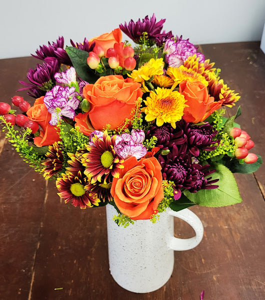 2022 Fall Season Colorful Luxury Pot Bouquet
