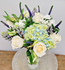 Fall Season Blue Sky Luxury Vase Bouquet