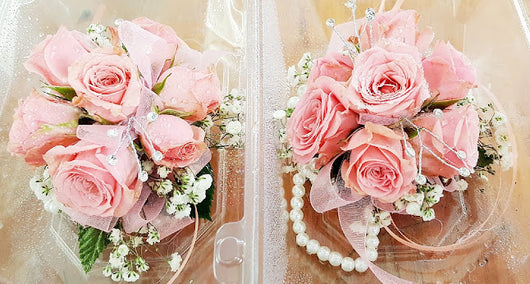 2019 Sweetheart Pink Wrist Corsage
