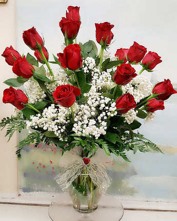 18 Luxury Red Rose Bouquet