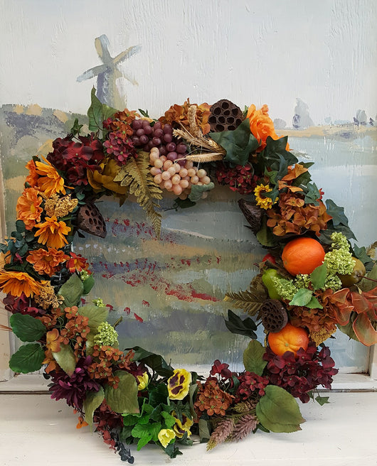 48"  Fall Season Luxury  Wreath