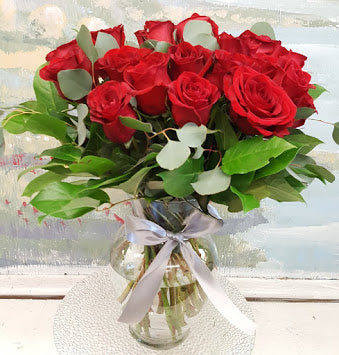 Dozen Red  Rose Luxury  Bouquet