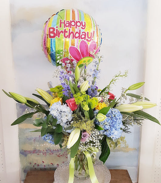 Happy Birthday Florist Designed Balloon Bouquet