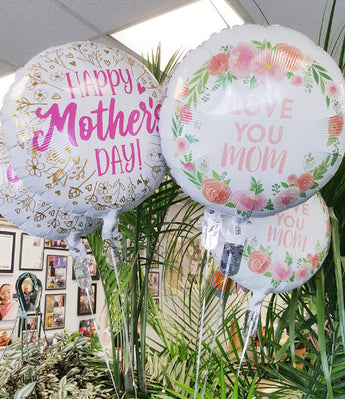 2021 Happy  Mother's Day  Mylar  Balloons ( Each )