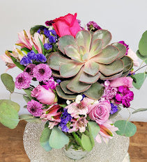 2022 Fall Season Succulent  Luxury Vase Bouquet