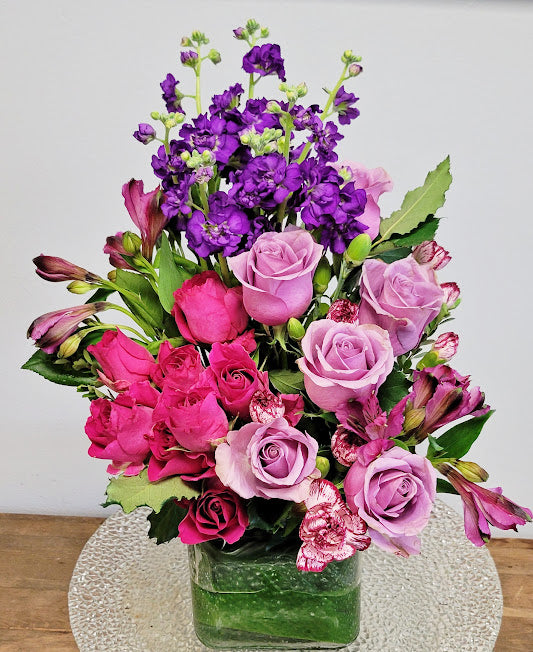 Fall Season Luxury Cube Arrangement – LEIBY'S FLOWER SHOP