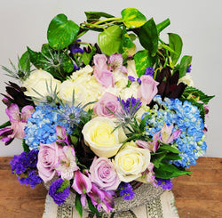 Lavender Lover Basket Arrangement