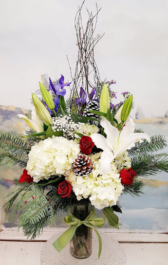 Christmas Season Luxury Vase Arrangement