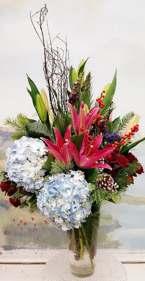 Christmas Season Luxury Vase Arrangement