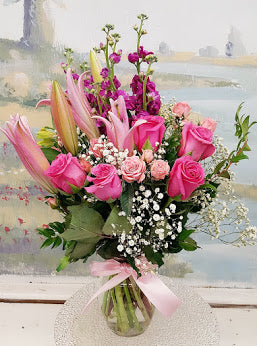 Spring Season Vase Arrangement