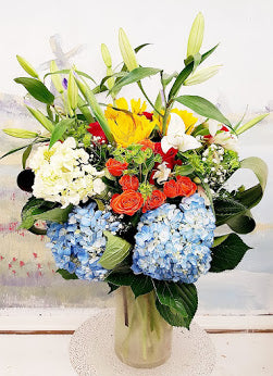 2020 Spring Colorful Vase arrangement