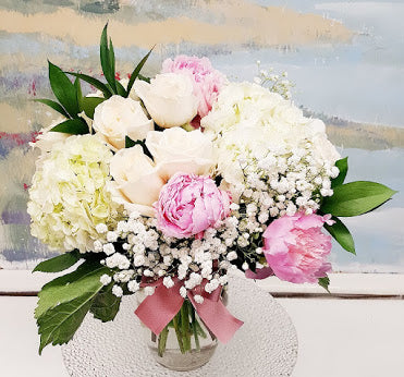 2019 Peony Spring  Vase Arrangement